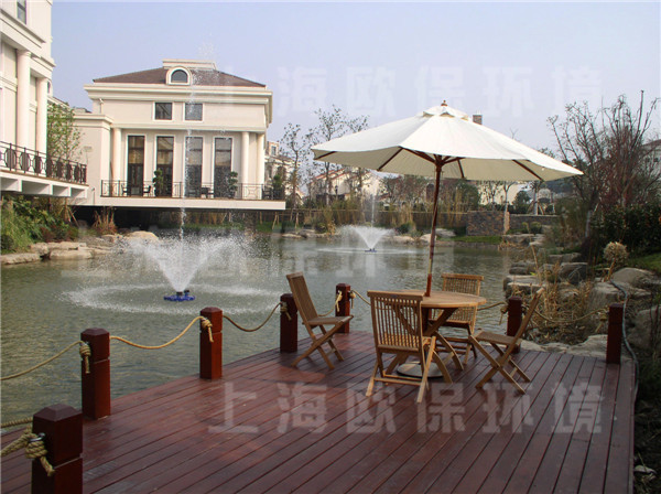 河道治理,浮水噴泉曝氣機,圣德魯斯莊園