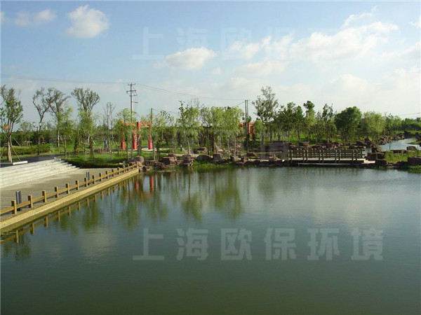安亭新鎮，景觀湖治理