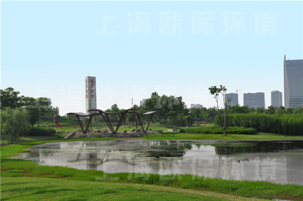 安亭新鎮，景觀湖治理