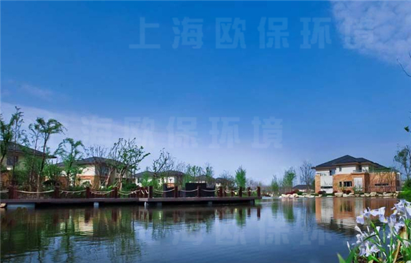 常州天安別墅，人工湖治理