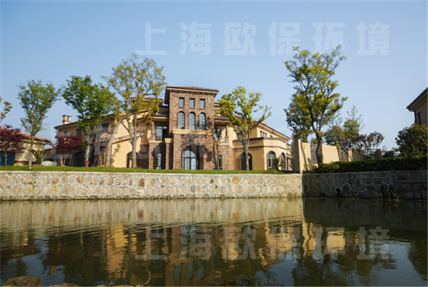 蘇州九陽天鄰湖景別墅，人工湖治理