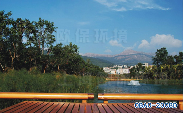 2008D提水式曝氣機，景觀河道