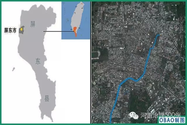 屏東縣萬年溪地理位置