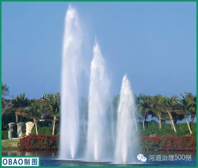 浮水噴泉大范圍應(yīng)用，構(gòu)建自然生態(tài)城市景觀