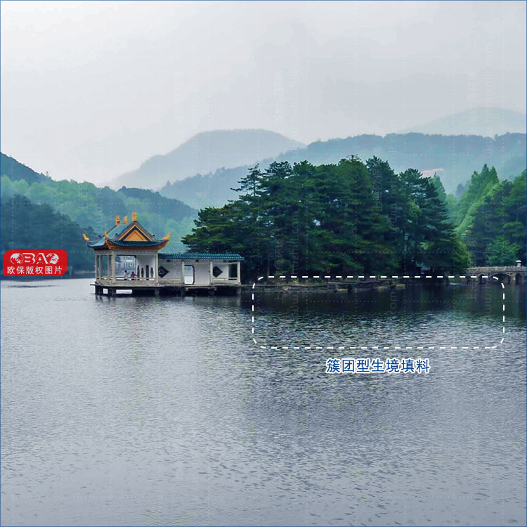 KELPBIO-S250簇團型生境填料用于湖泊治理