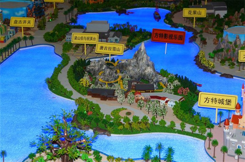 天津華強3d影視基地,歐保環(huán)境,浮水噴泉曝氣機